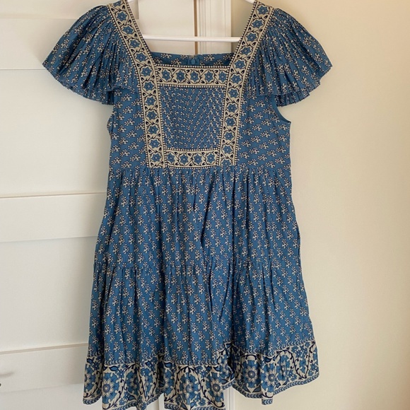 NWOT Sea Fernanda Flutter Sleeve Mini Dress - Picture 3 of 4